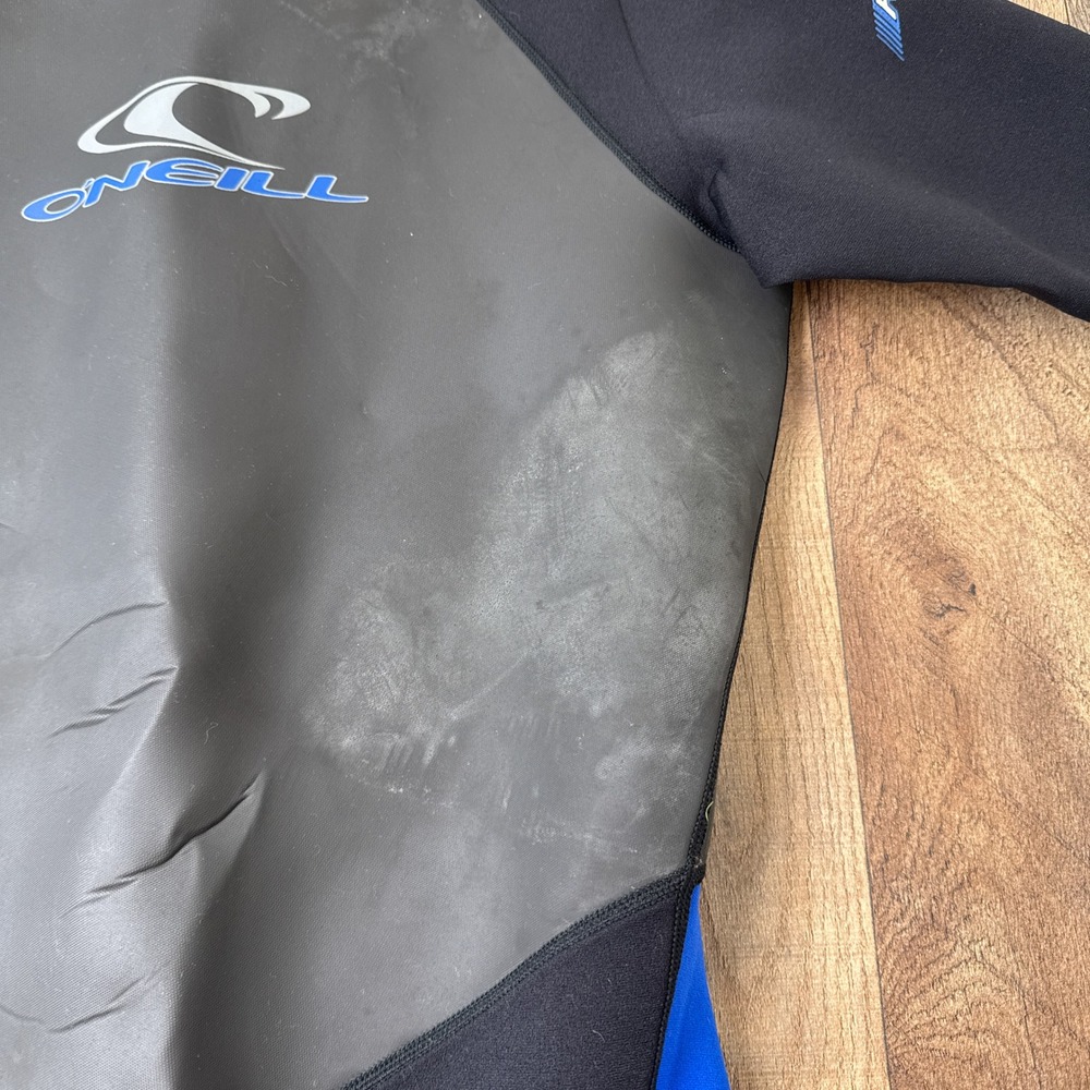 Vintage ONeill Reactor 2 MM Wetsuit Mens XL Black Blue Short Sleeve Surfing 6851 - Picture 5 of 14
